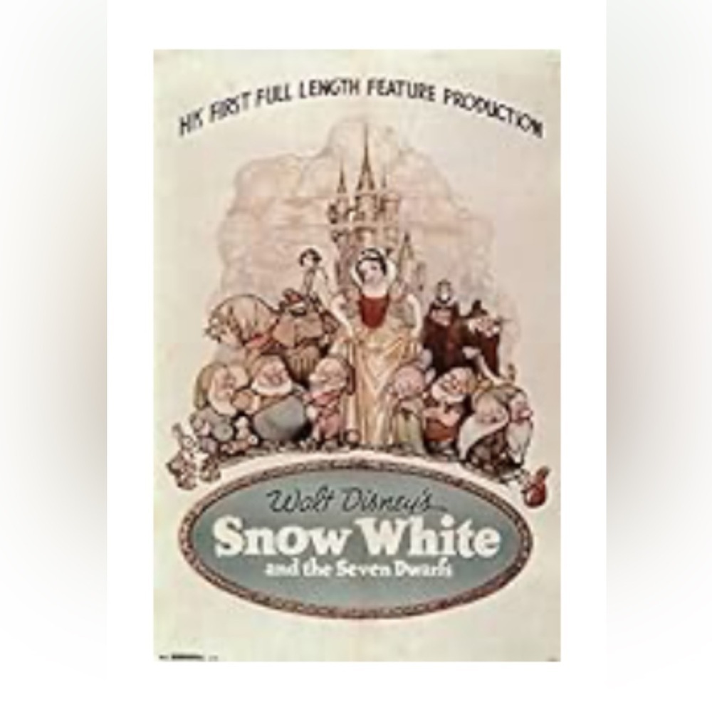 NEW Snow White and the Seven Dwarfs Poster 24 x 36 inches